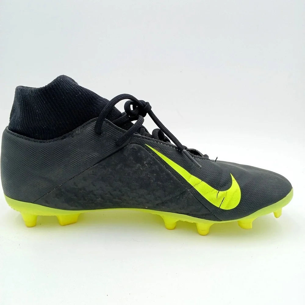 Nike Phantom Vision Club DF MG Soccer Cleats‎ Black Volt AJ6959-007 Mens 7.5